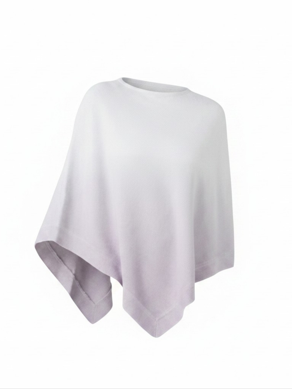 Barefoot Dreams  Poncho Cozy Chic Ultra Lite in Ocean Breeze Violet Ombré OS